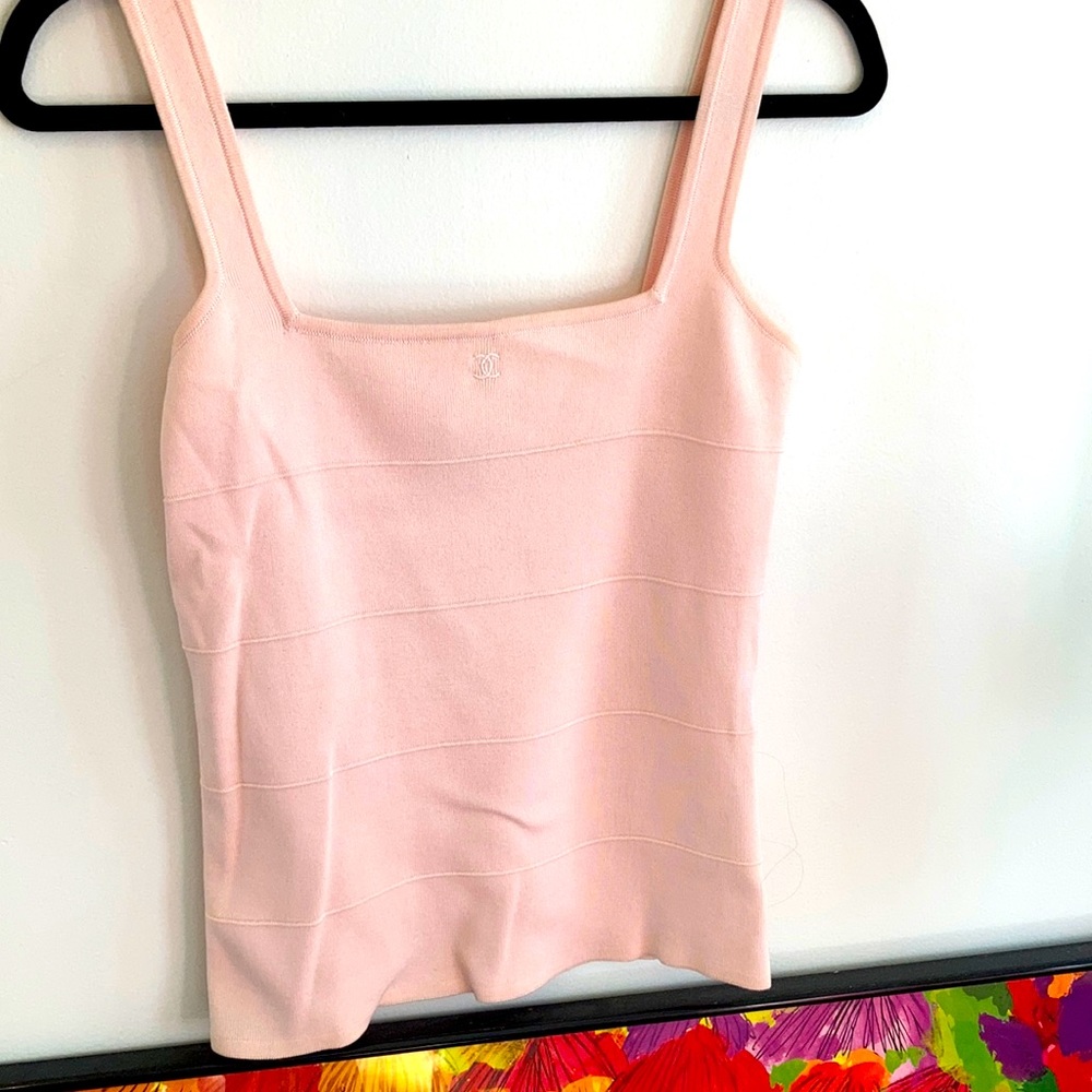 Chanel 1998 CC logo tank.